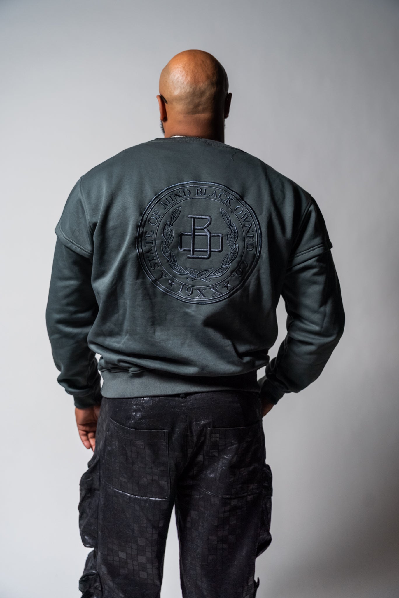 Varsity BlaCkOWned™ Double Sleeve Crewneck