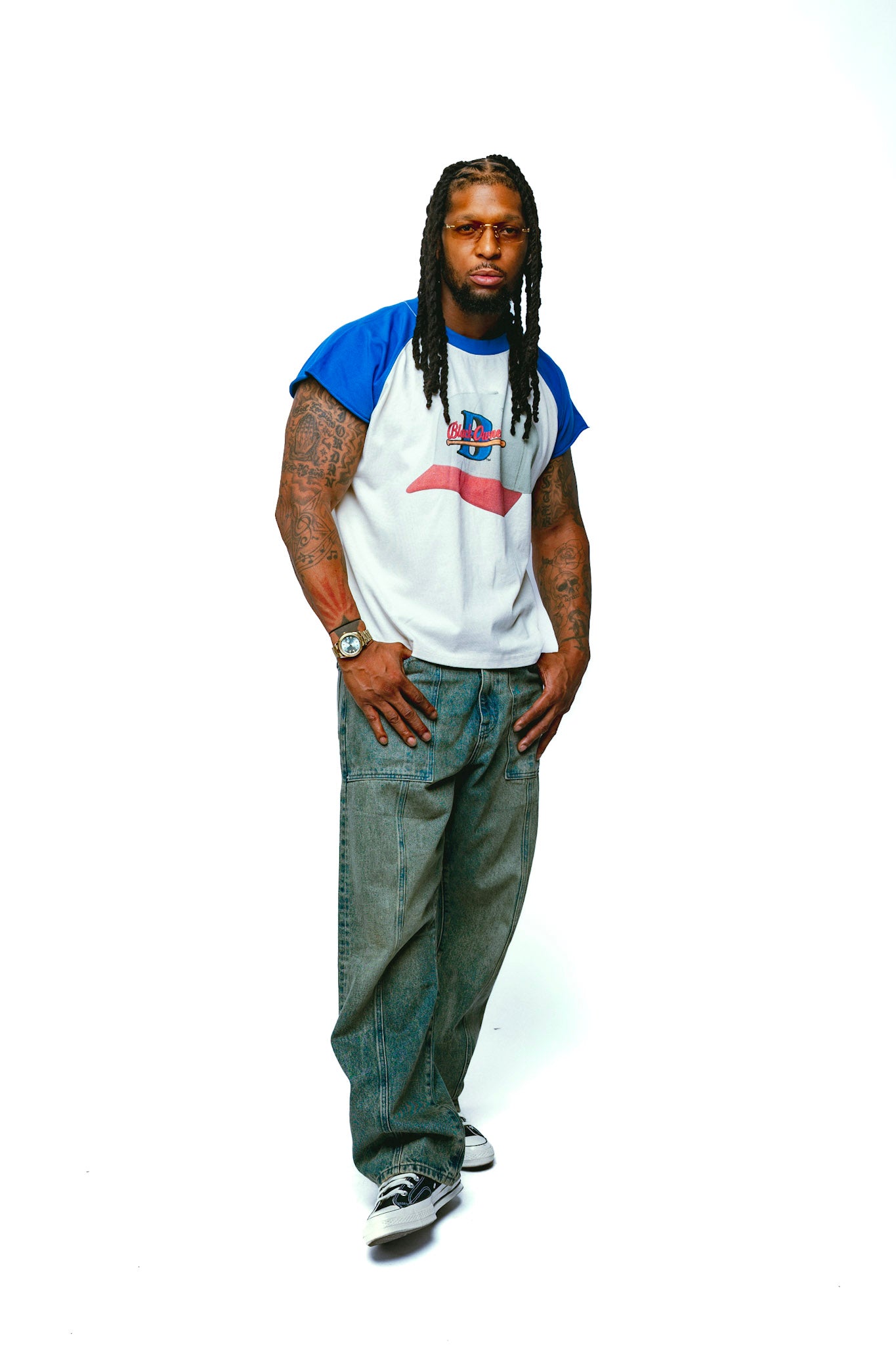 Buckeyes Oversized Raglan Tee