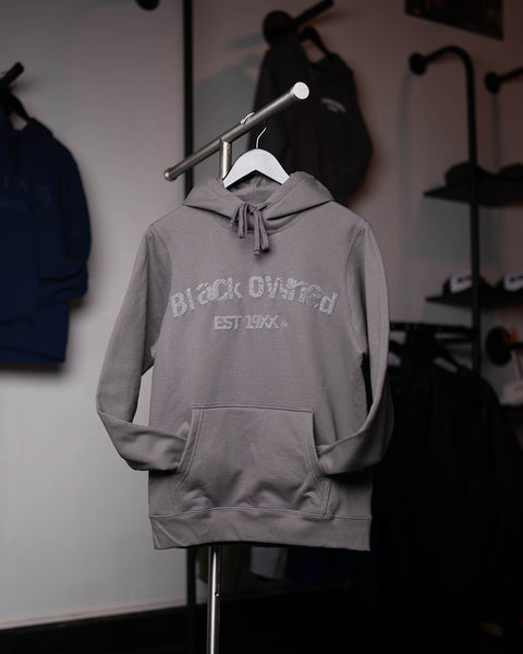 Gray on Charcoal Pullover Hoody