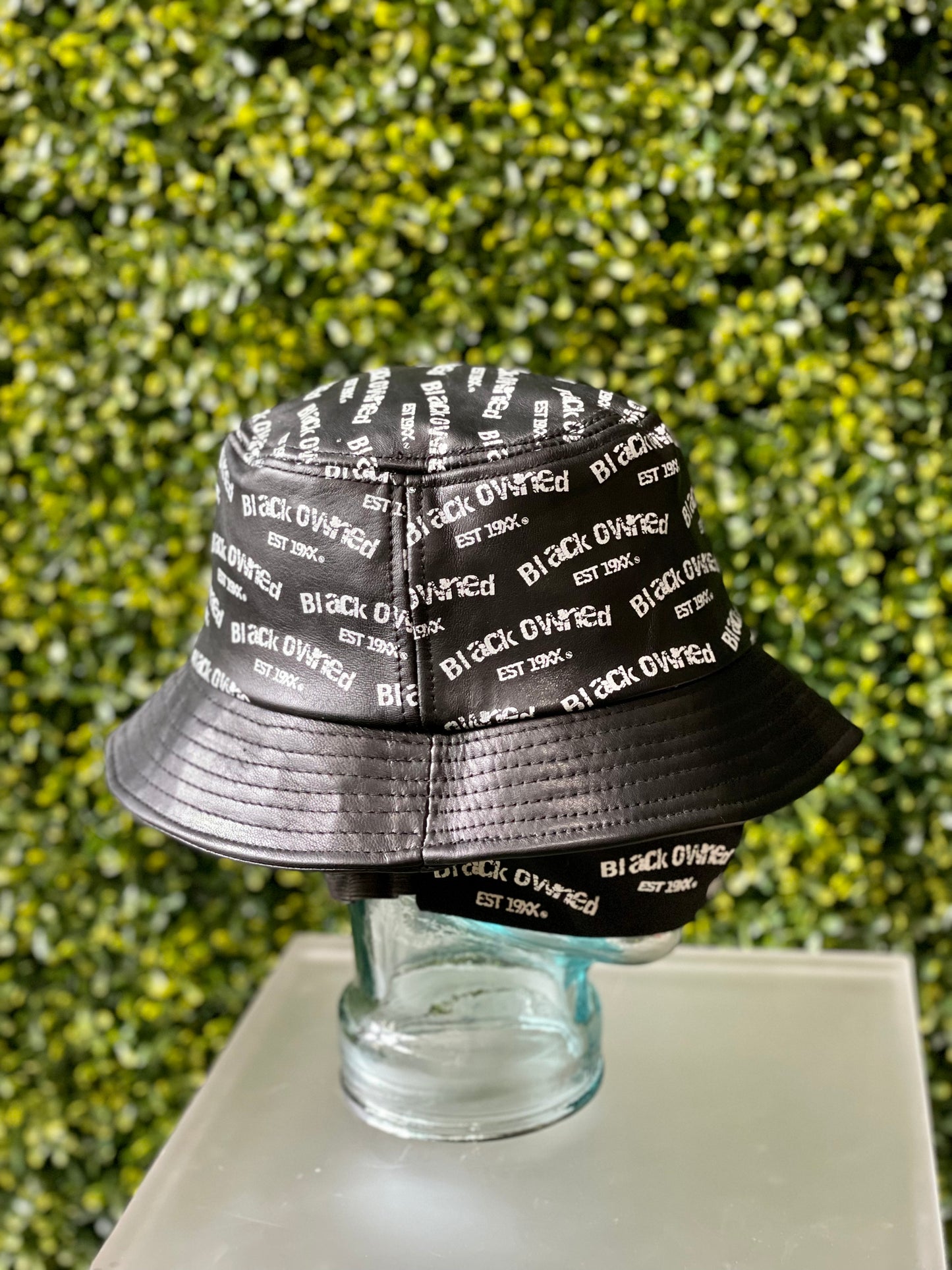 BlaCk OWned™️ Leather Bucket Hat