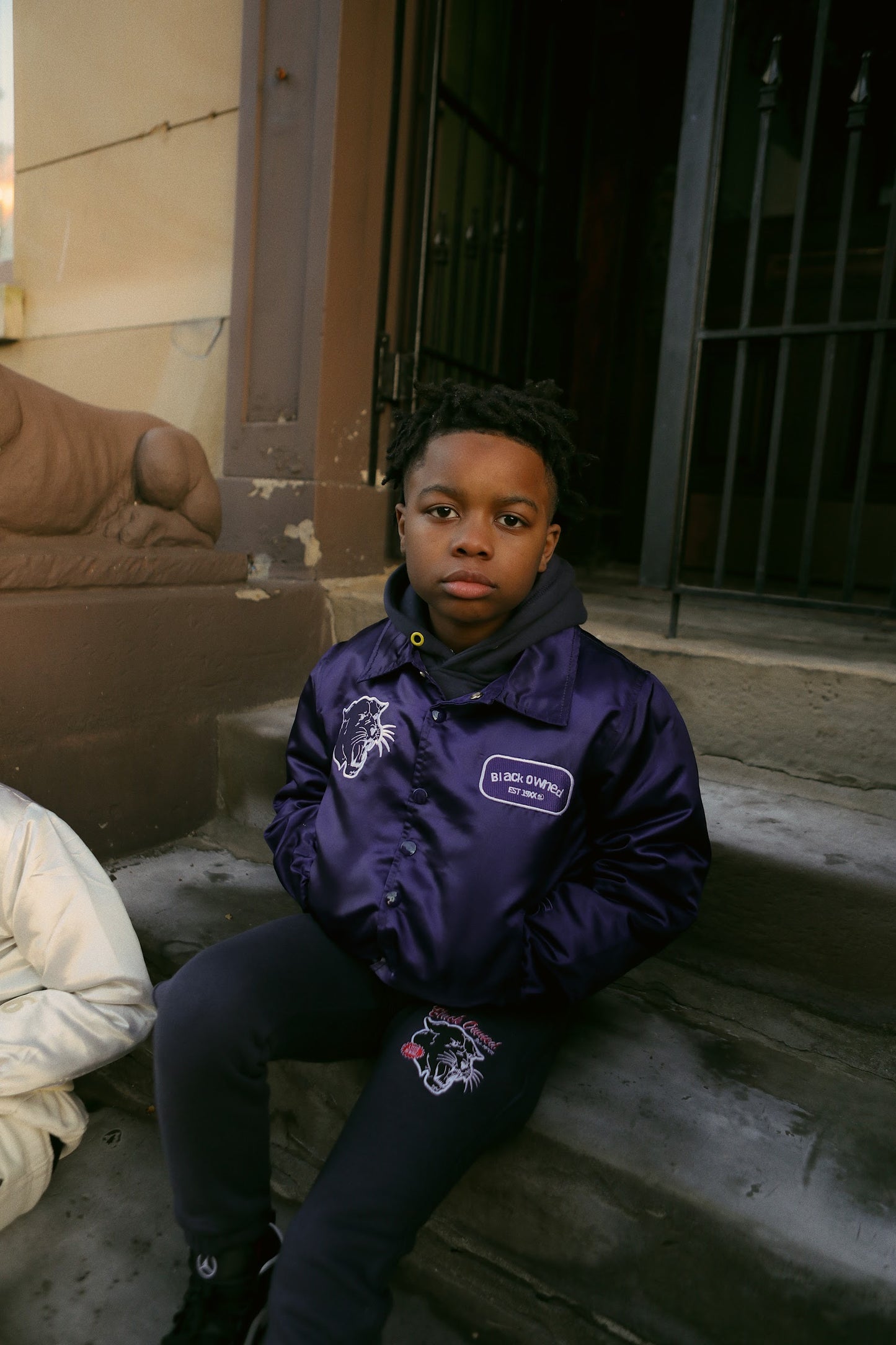 (Youth) Vintage Panther™️ Bomber Jacket