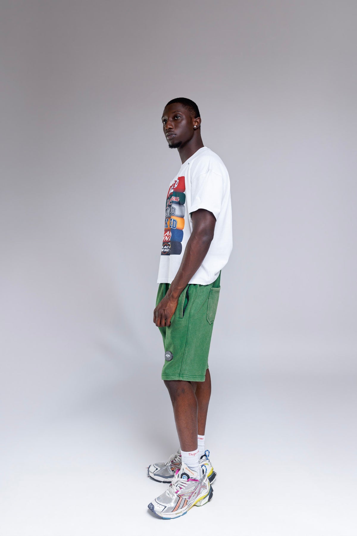 French Terry Badge Shorts