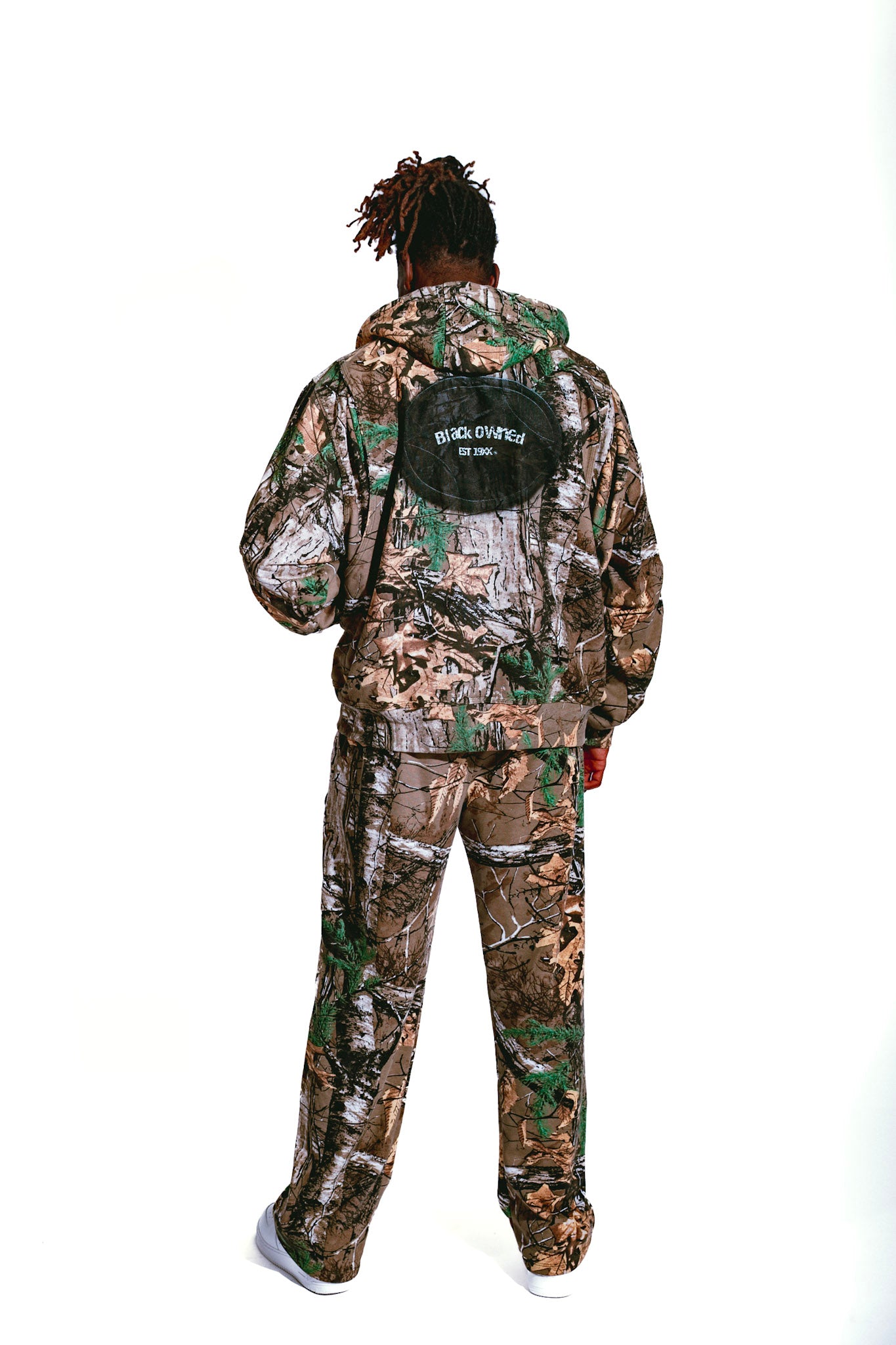 Real Camo Badge Zip Jacket