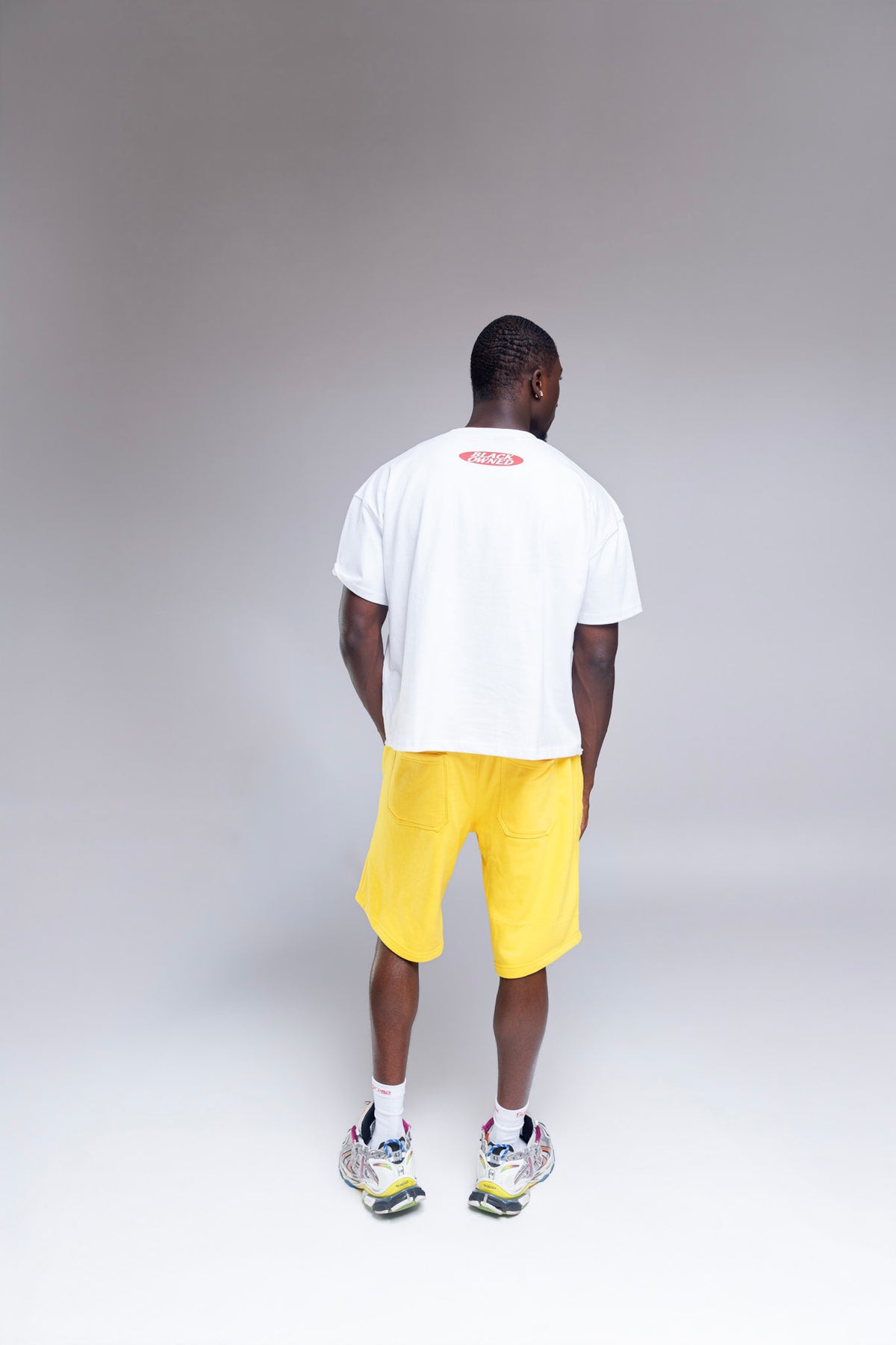 French Terry Badge Shorts