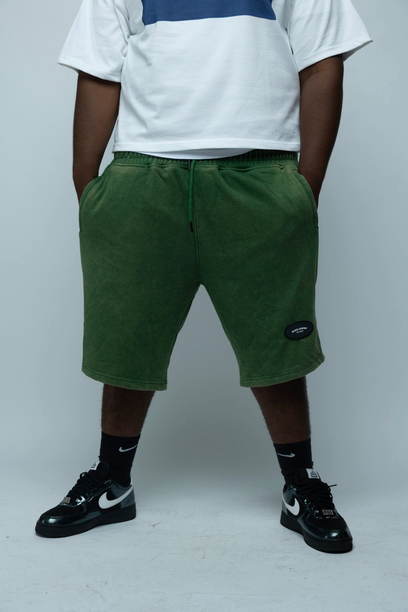 French Terry Badge Shorts