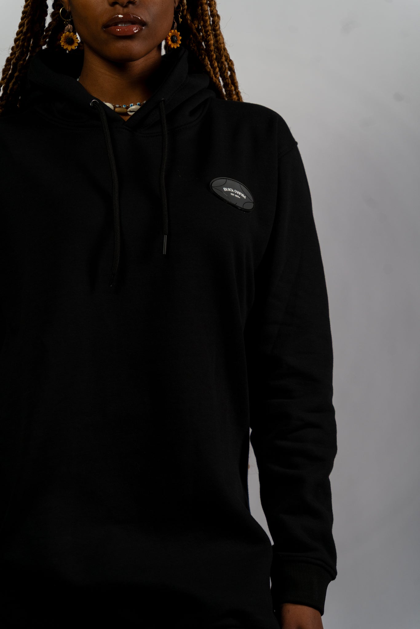 Badge BlaCkOWned™ Hoody Dress