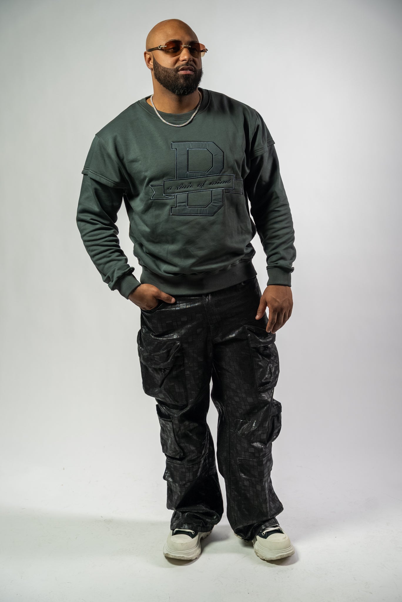 Varsity BlaCkOWned™ Double Sleeve Crewneck