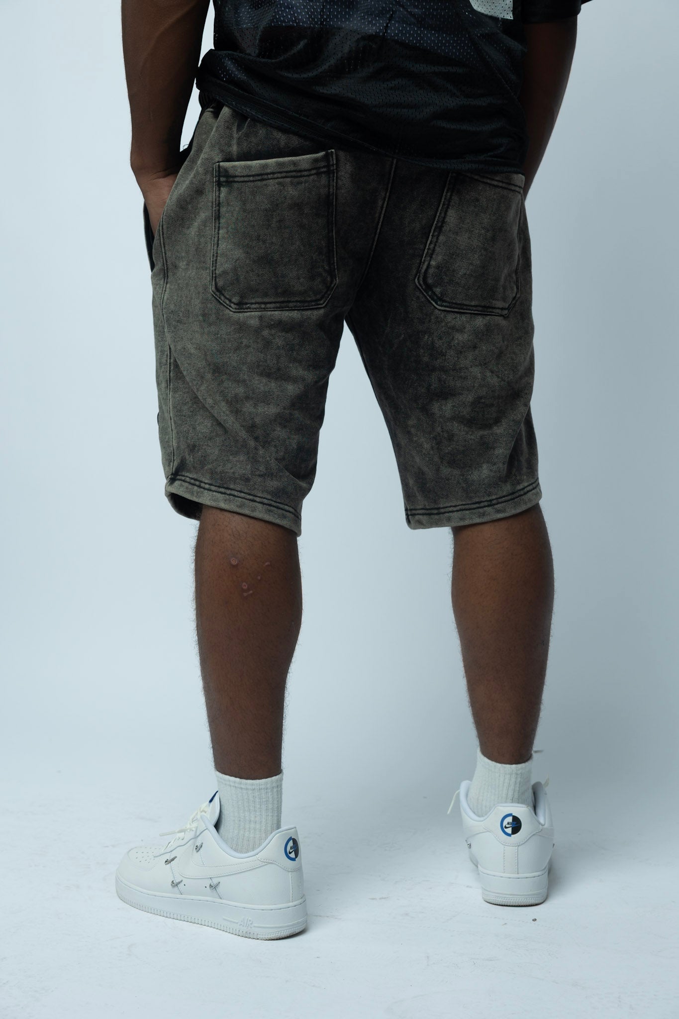 French Terry Badge Shorts
