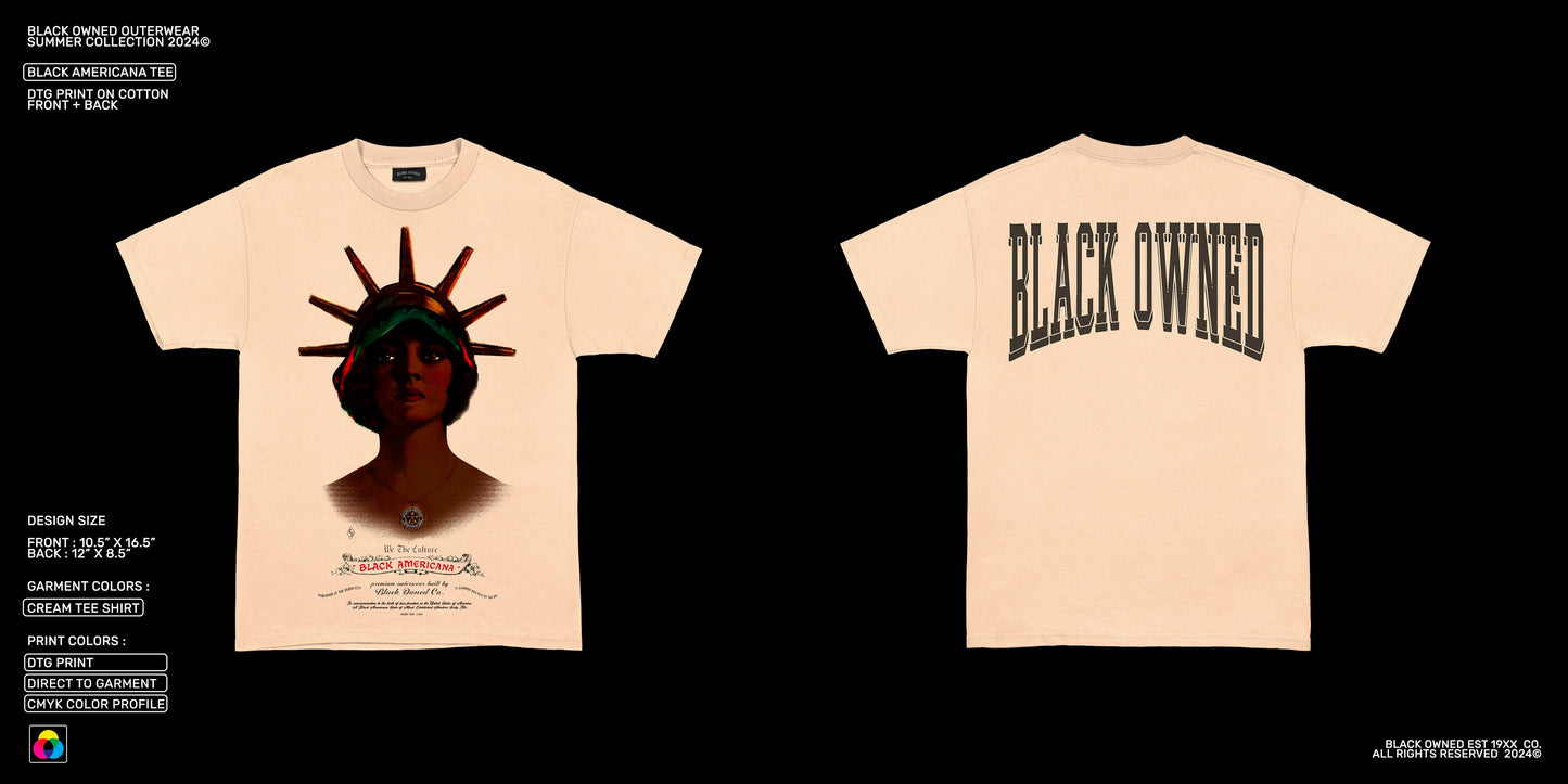 Black Americana Graphic Tee