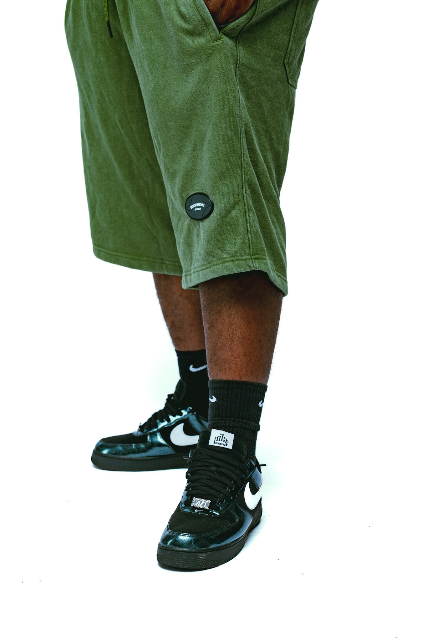 French Terry Badge Shorts