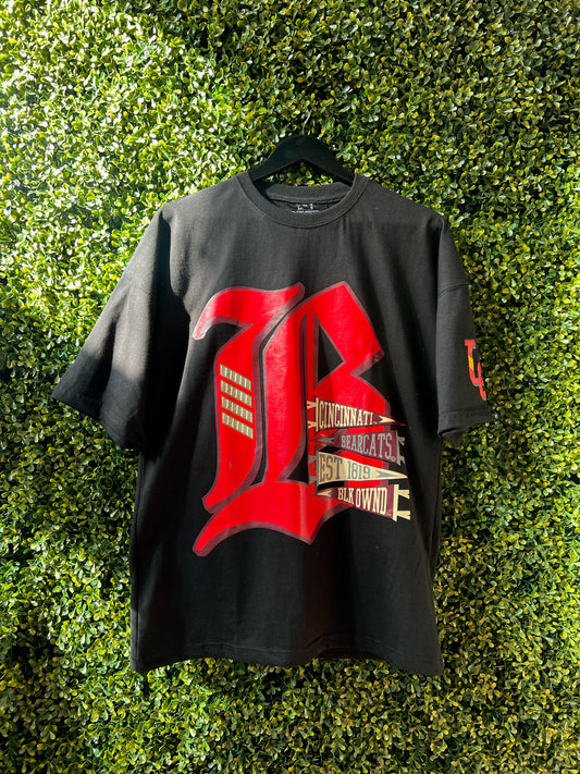 UC™ x BlaCk OWned™ Super Soft  Pennant Tee (Black)