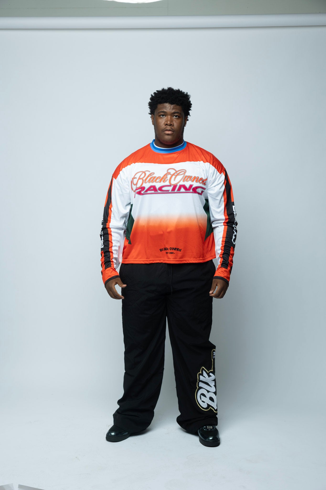 Nylon Badge Track Pants