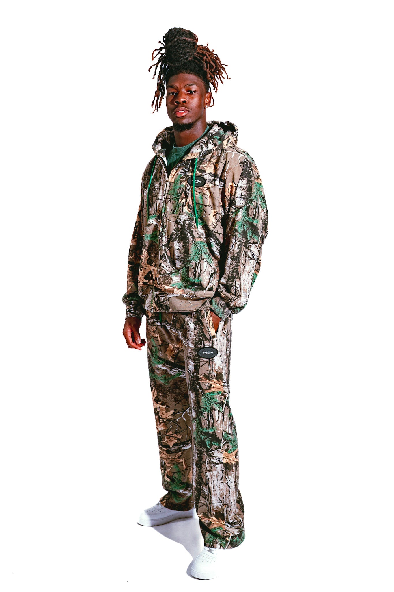 Real Camo Badge Zip Jacket