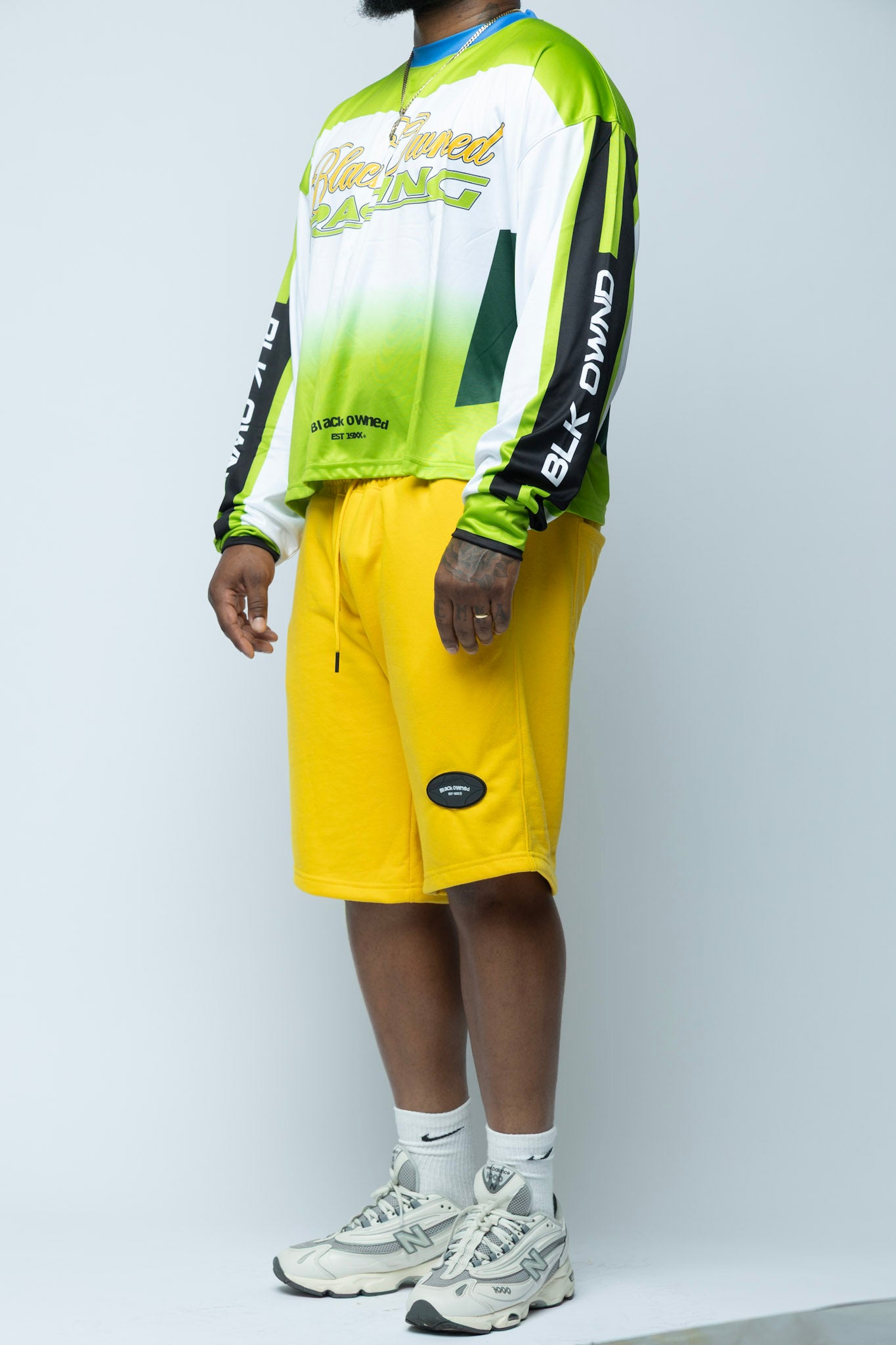 French Terry Badge Shorts