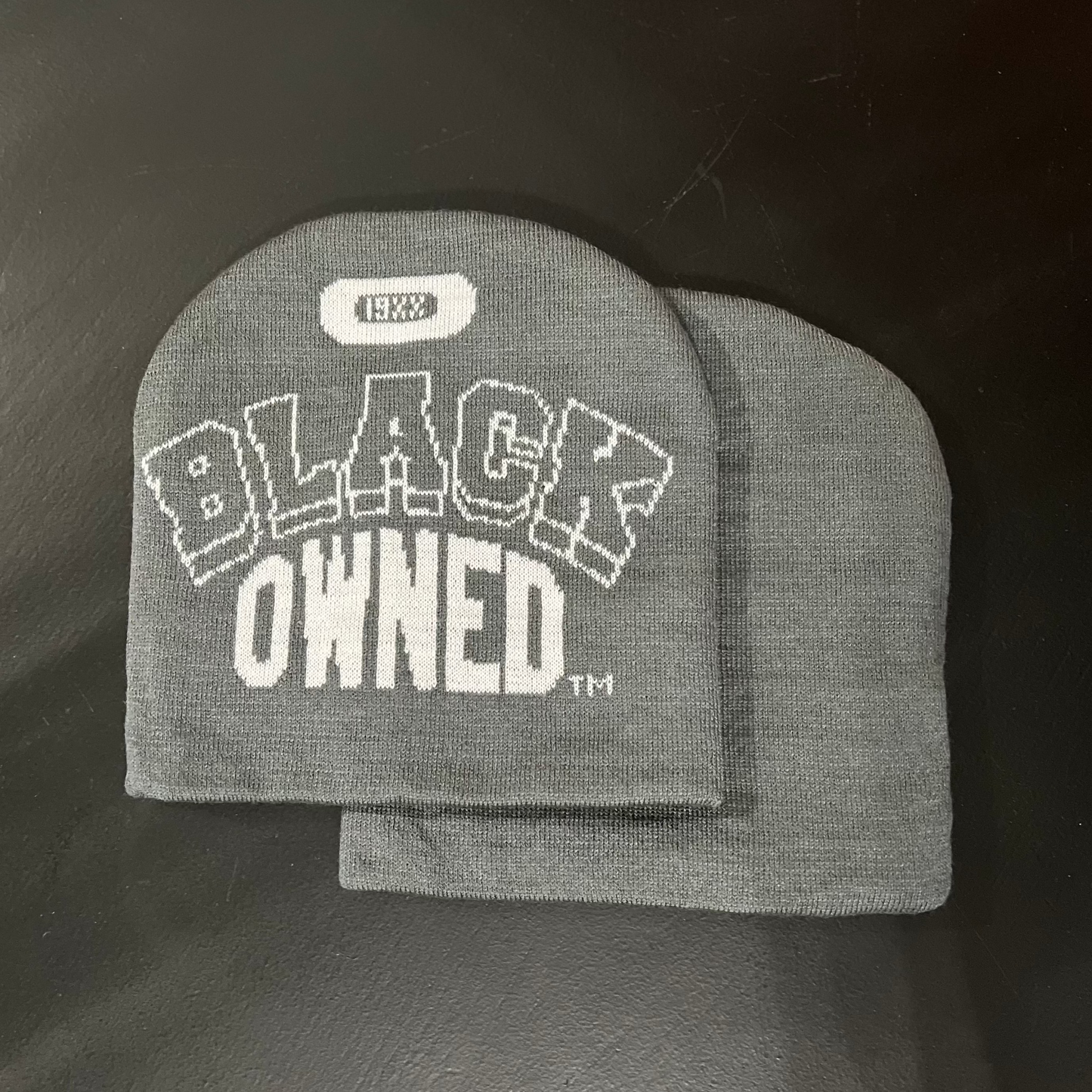 Block Logo Knit Beanie