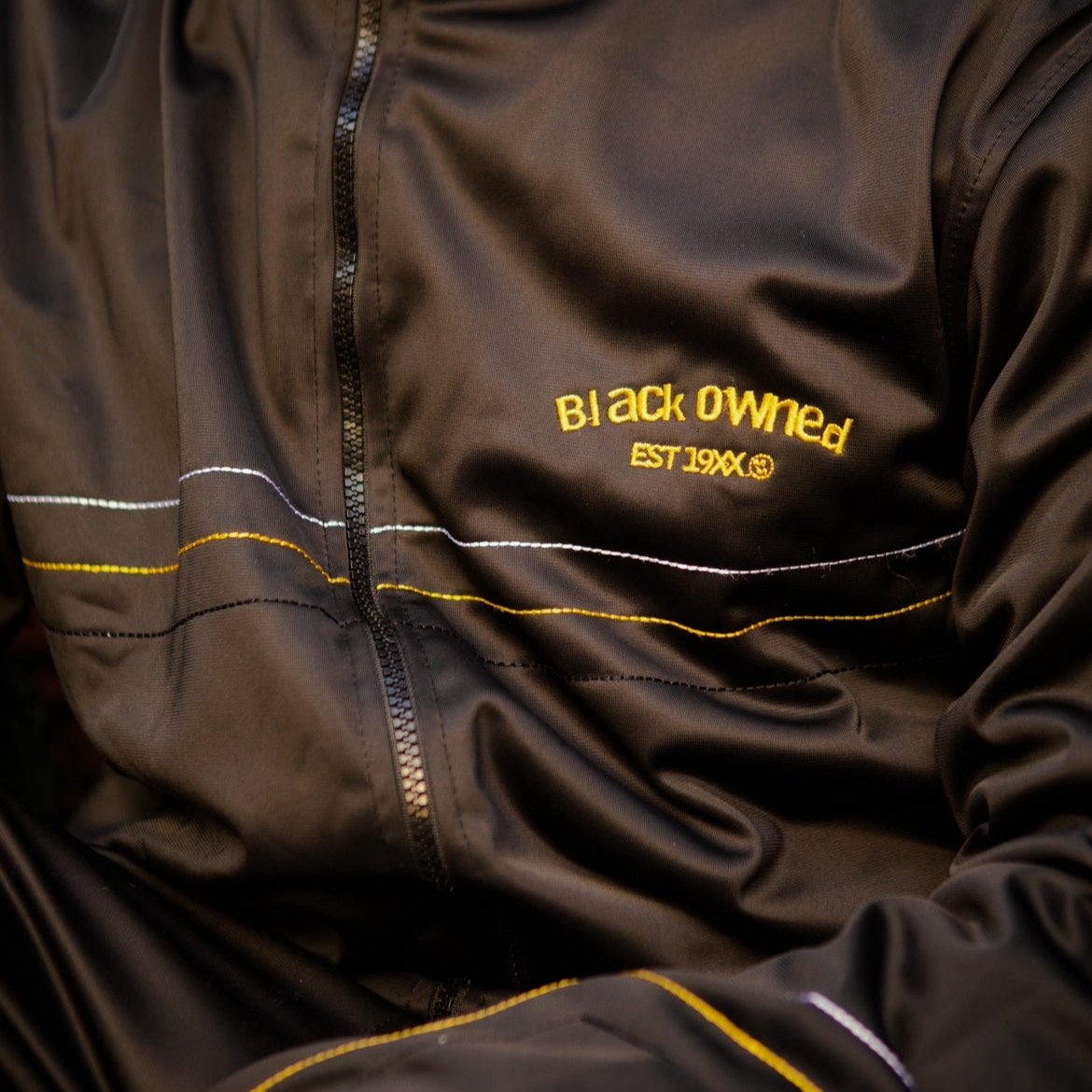 Black Gold Track Jacket