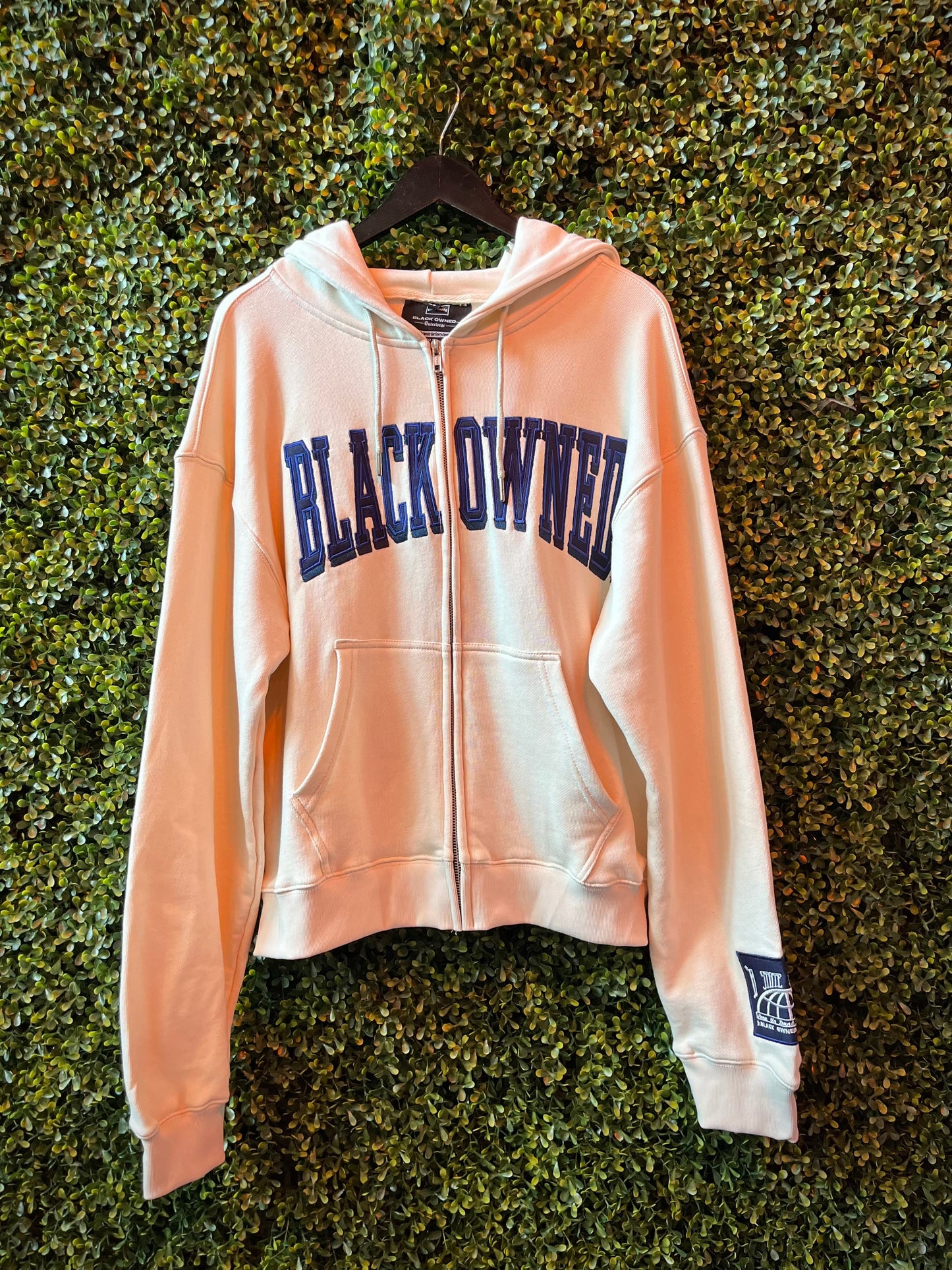 BlaCk OWned™ French Terry Embroidered Zip Hoody