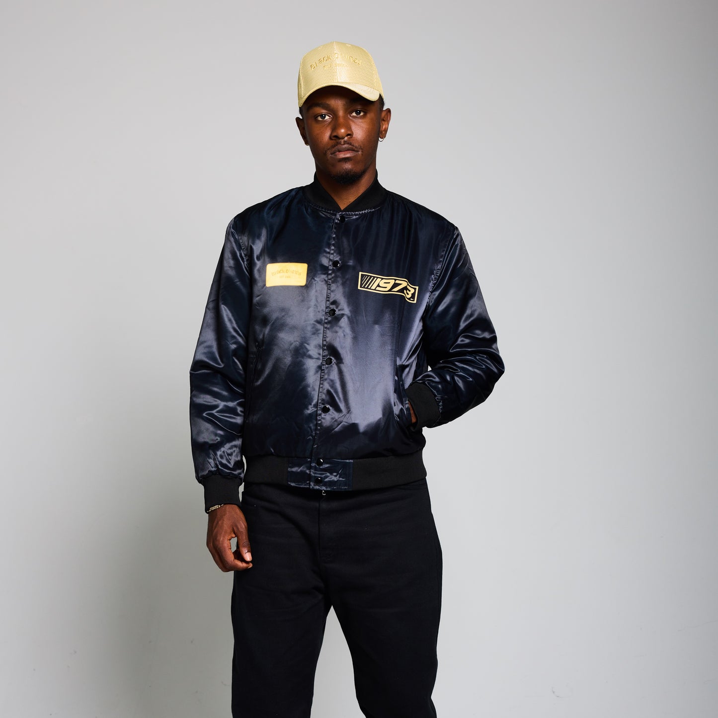 BlaCkOWned™️ Records Satin Bomber