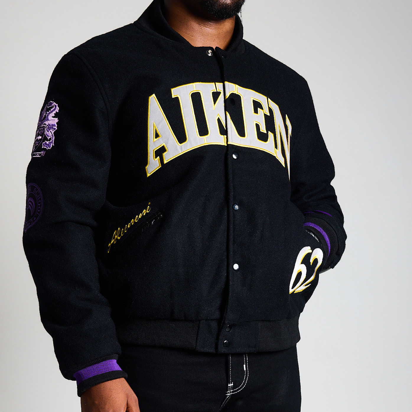 Aiken Falcons x BlaCkOWned™️ | Varsity Jacket