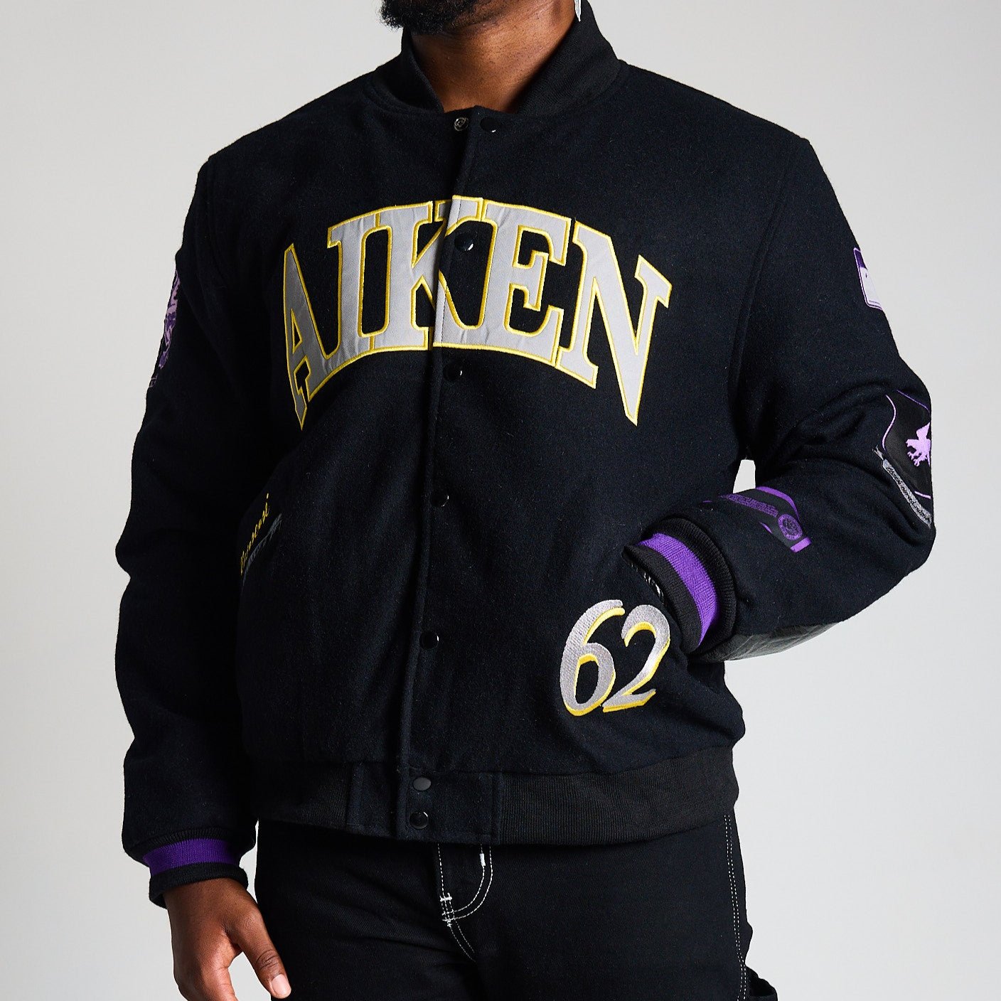 Aiken Falcons x BlaCkOWned™️ | Varsity Jacket