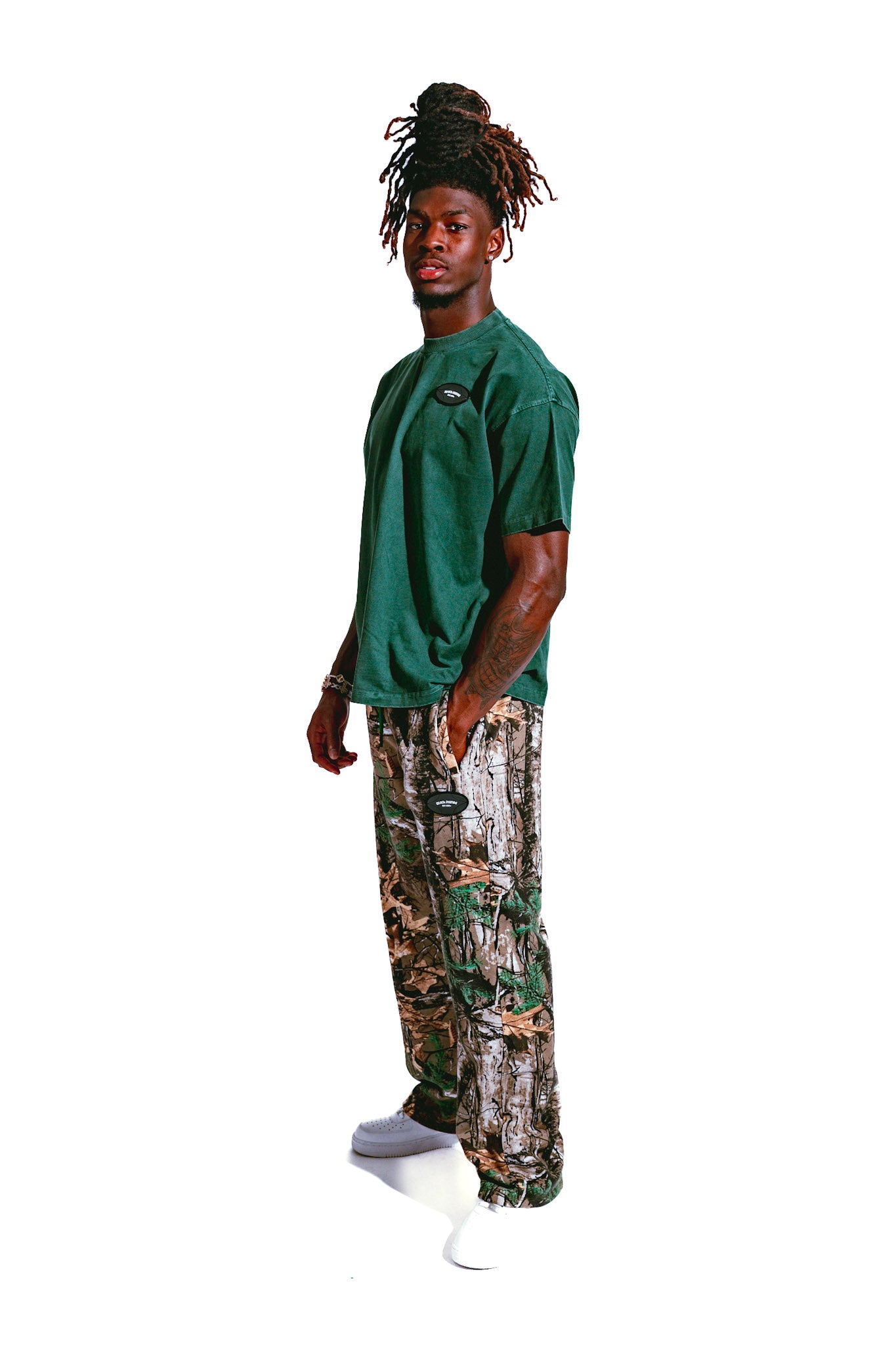 Real Camo Badge Zip Jacket