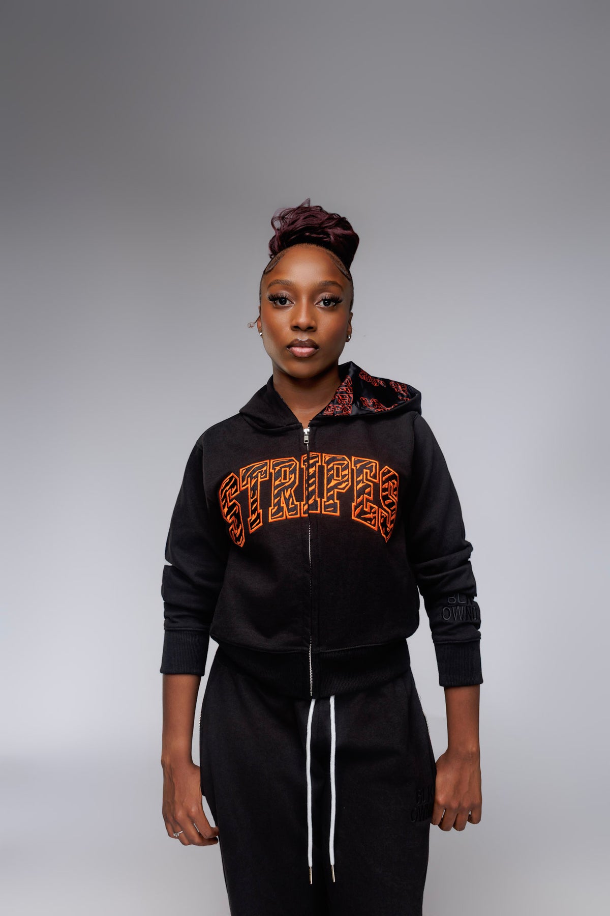 'Stripes' Women's Zip Jacket (Ships 10/2)