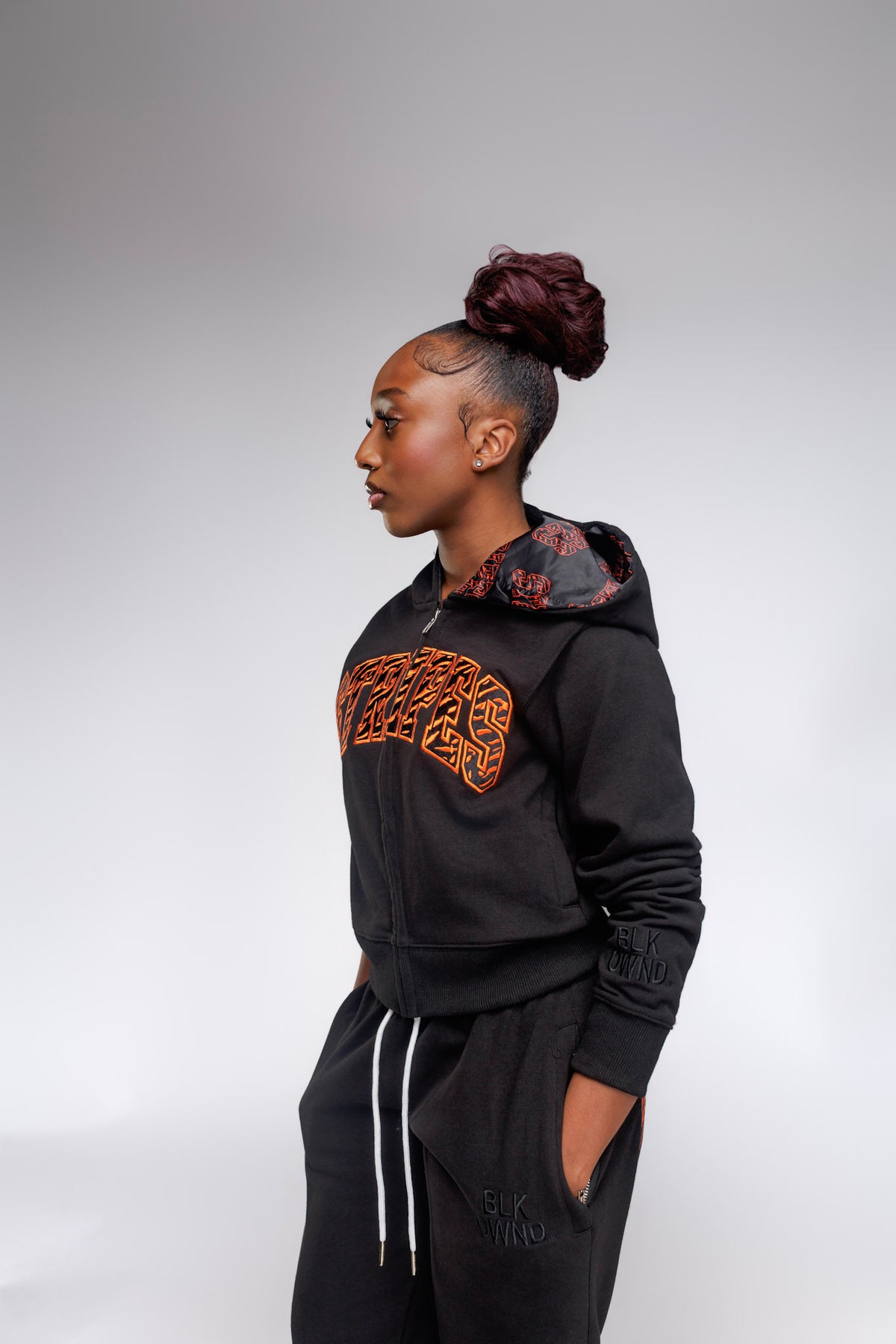 'Stripes' Women's Zip Jacket (Ships 10/2)