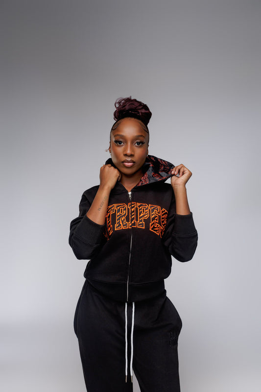 'Stripes' Women's Zip Jacket (Ships 10/2)