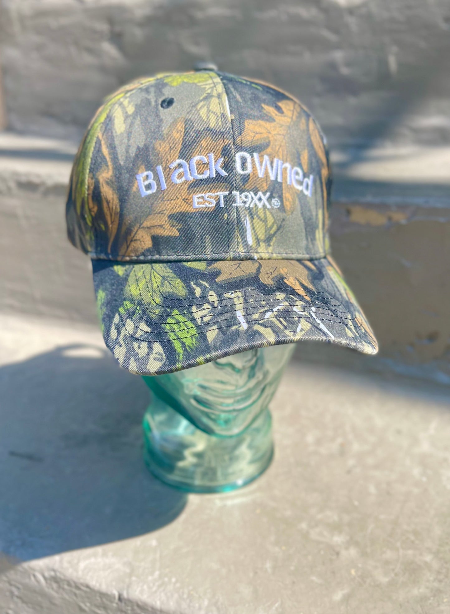 BlaCk OWned OG X Camo Dad Cap