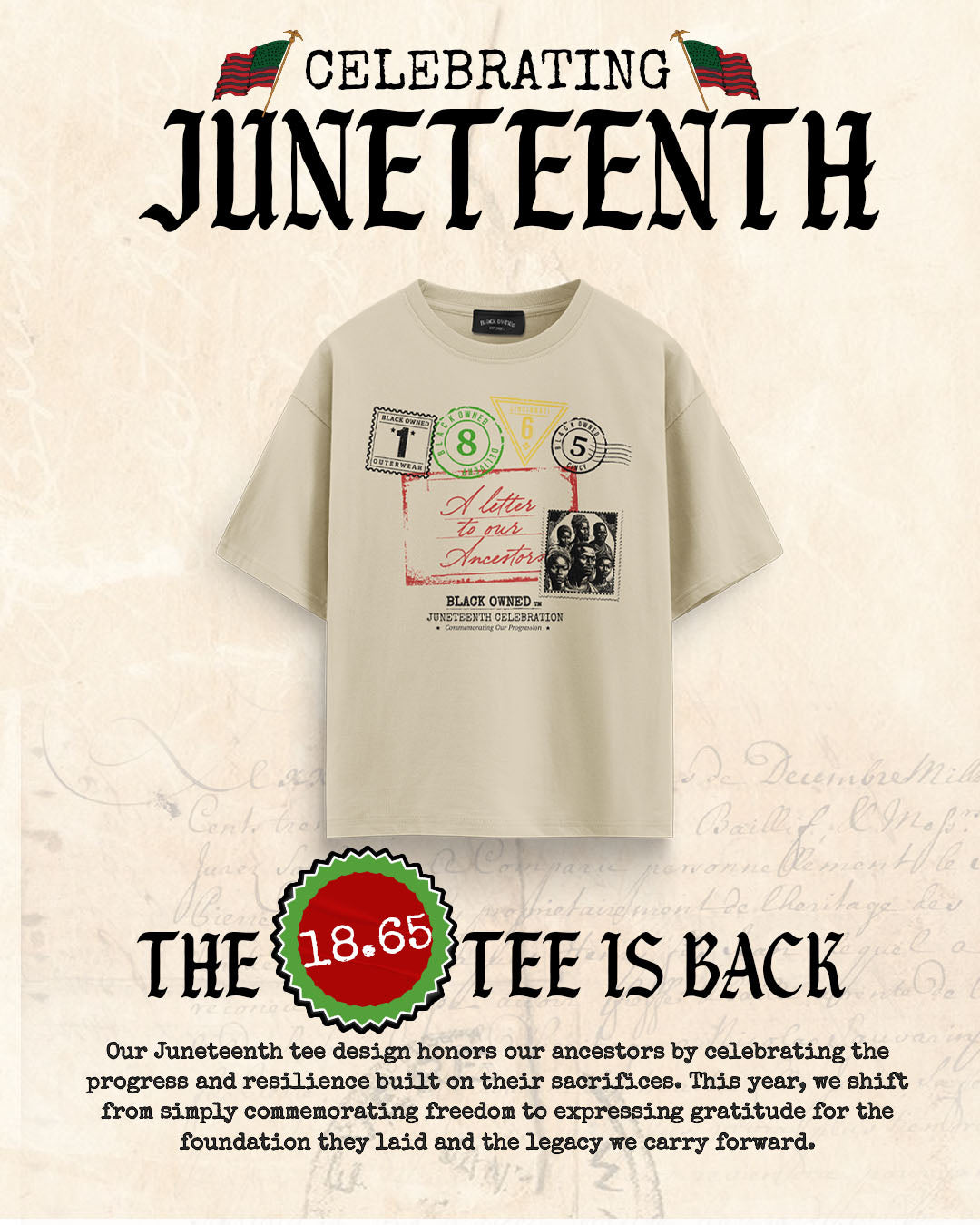 Juneteenth $1865 Graphic Tee (2025)