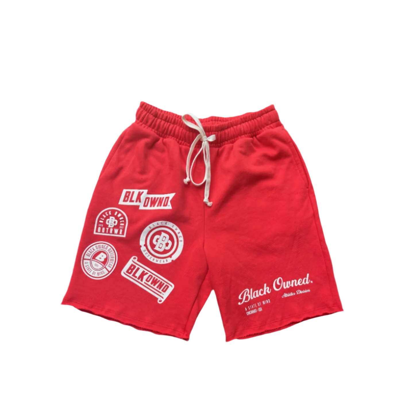 French Terry Badge Knit Shorts