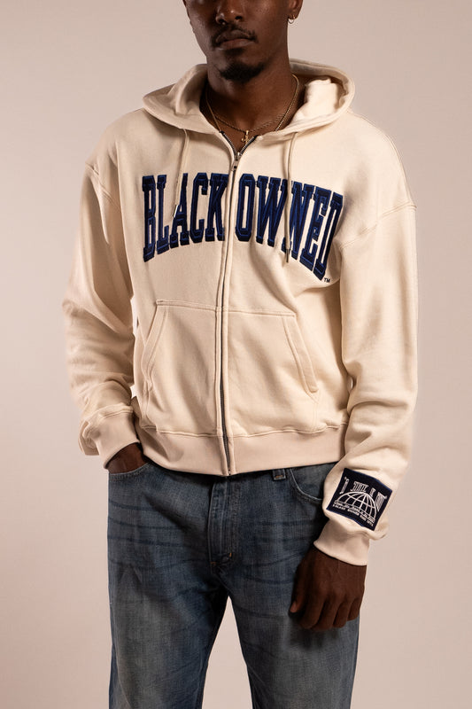 BlaCk OWned™ French Terry Embroidered Zip Hoody