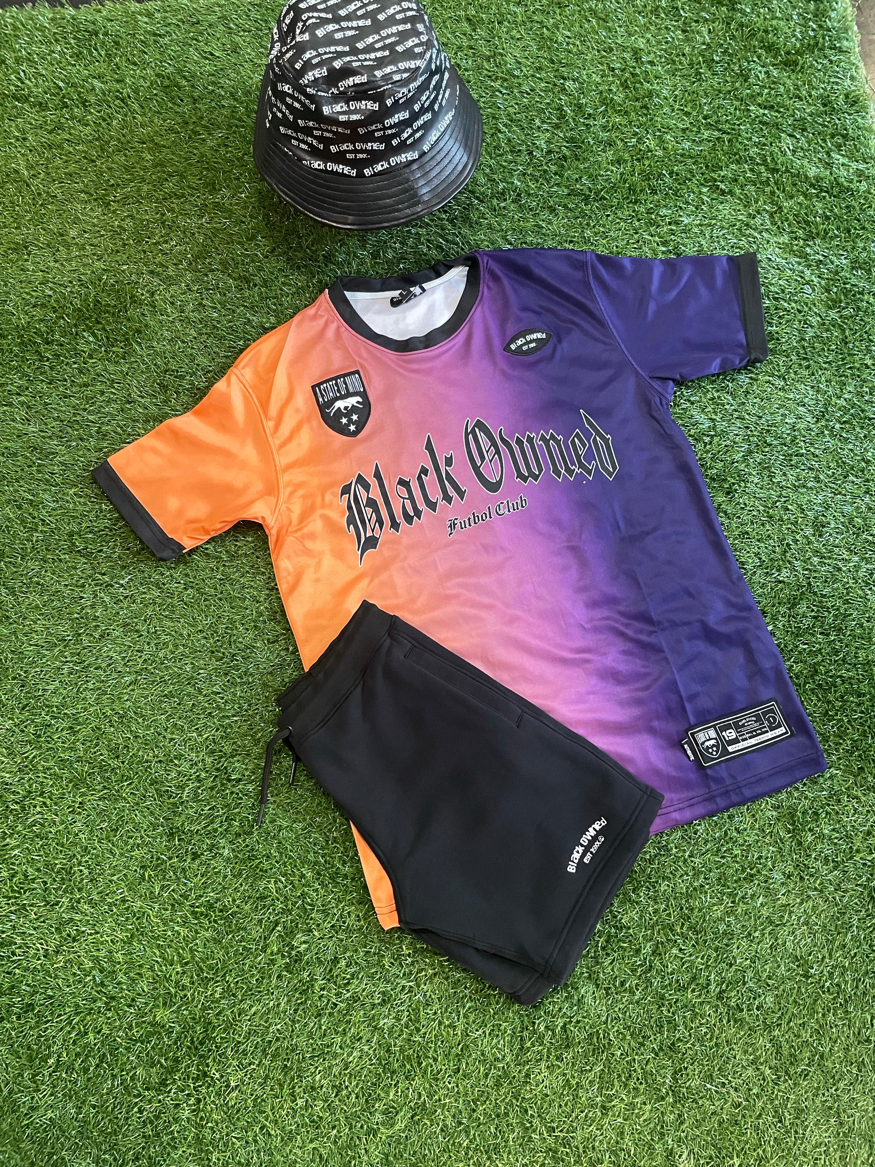 Ombré Soccer Jersey (Purple, Orange) – BlaCk OWned OuterWear